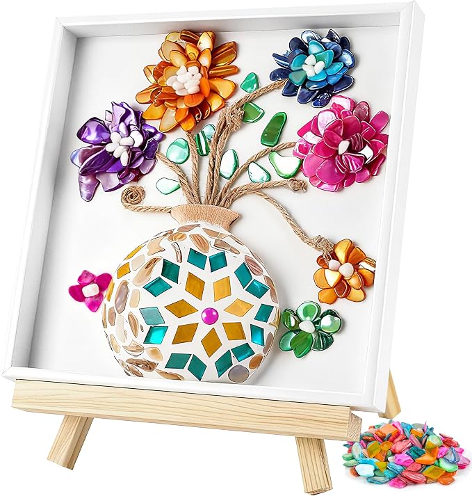 Joyclub DIY Vase Mosaic Painting Kit Mosaic Kits by Joyclub
