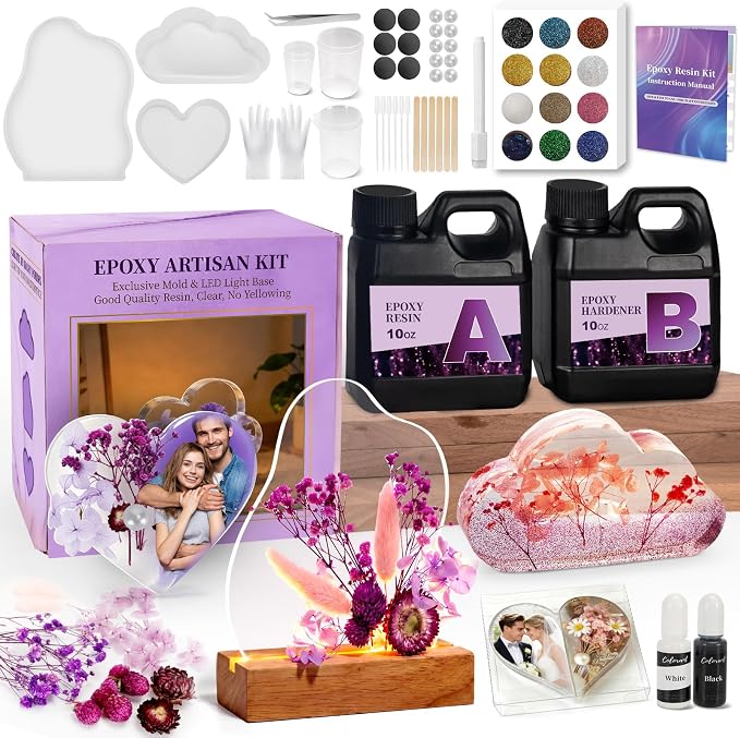 K KERNOWO Epoxy Resin Kit for Beginners, Resin Kit by KKERNOWO