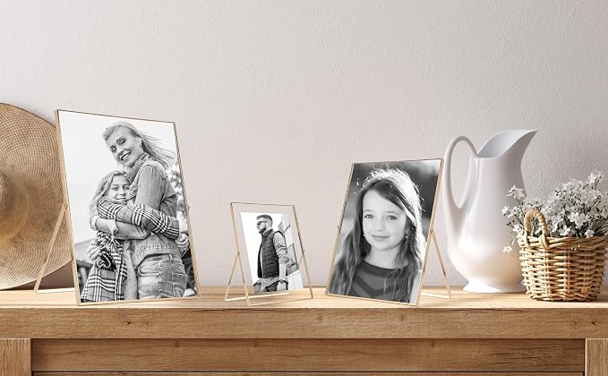 Gold 8x10'' Floating Frame Set of 2, - Image 9