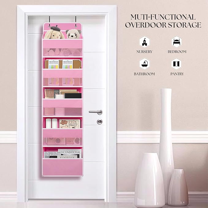 TYMENSH Pink Over Door Organizer - Image 3