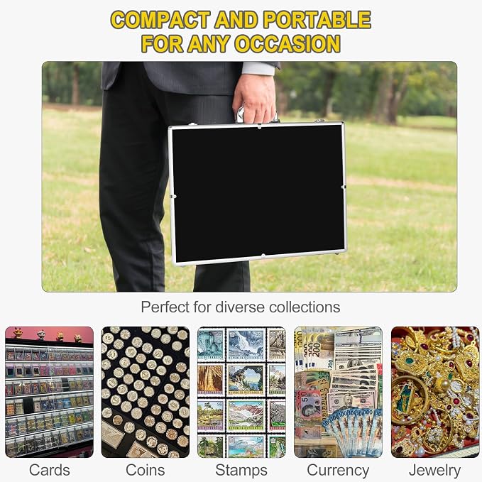 Trade Show Display Case – 34"x22" Large Aluminum Locking Tabletop Showcase - Image 6