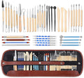 ISSEVE Pottery Clay Sculpting Tools 43Pcs Double Sided Ceramic Clay Carving by ISSEVE