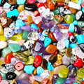 200pcs Natural Chip Stone Beads Gemstone Healing Crystal Loose Rocks Bead | by Shemboli