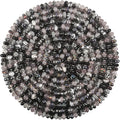 150Pcs Large Hole Beads Spacer Beads Black Assorted European Craft Big Beads by BRACELETMAKINGKIT