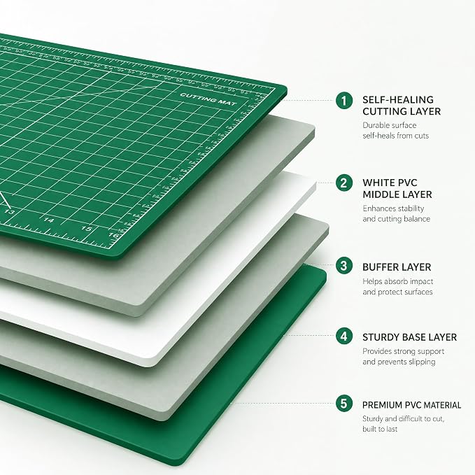 Self Healing Cutting Mat 11x17 Inch - Image 3