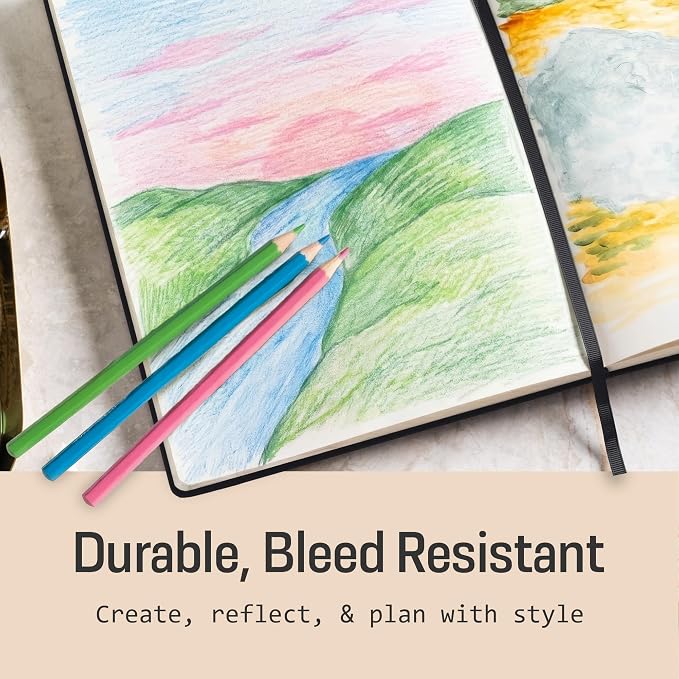 BROWNSTONE JOURNALS A4 Sketch Book Hardcover - Image 4