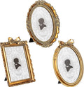 Vicenpal 3 Pcs Tiny Picture Ornate Frames 5 x 7 Inch Small Vintage Oval Picture by Vicenpal