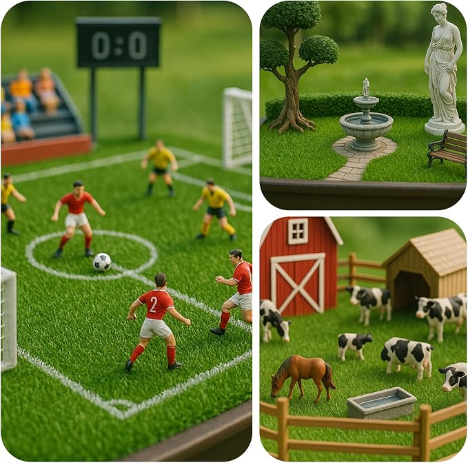 Shindel 4 Packs Fake Grass Decor - Image 6
