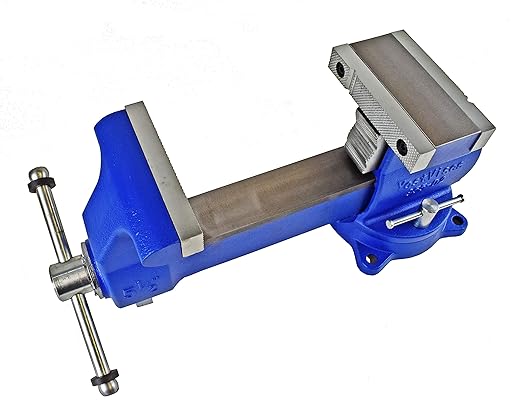 Yost Vises 855-D2 Industrial Grade Reversible Vise, 5.5", Blue