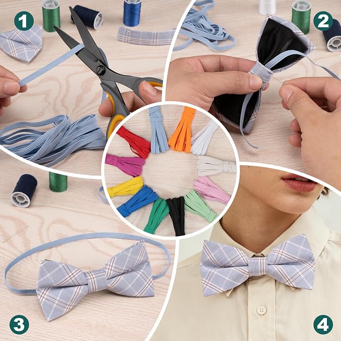 Airisoer 12 Rolls 1/4 Inch Elastic Band - Image 6