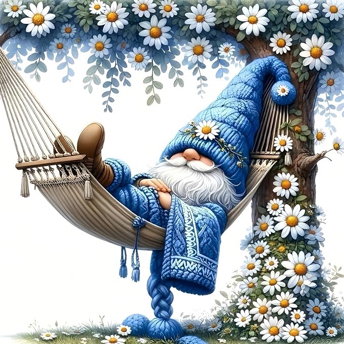 Gnome Stamped Cross Stitch Kits by Unknown