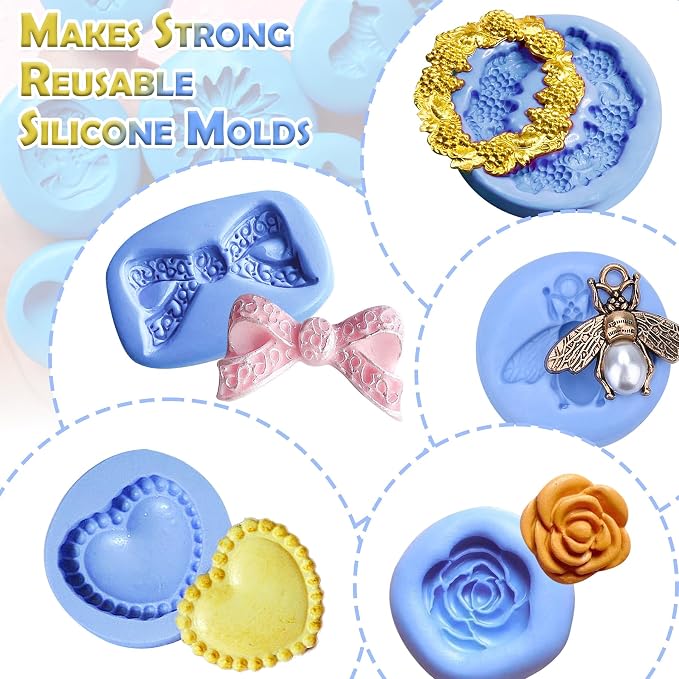 Silicone Putty - 2.5 Lb Flexible Silicone Mold Making Kit - Image 5