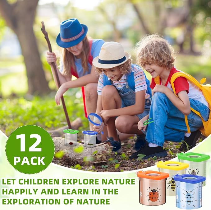 Halloscume 12 Pcs Insect Bug Viewer - Image 6