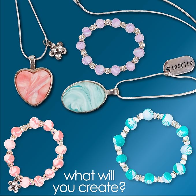 Hapinest Make Your Own Clay Jewelry Making Kit - Image 6