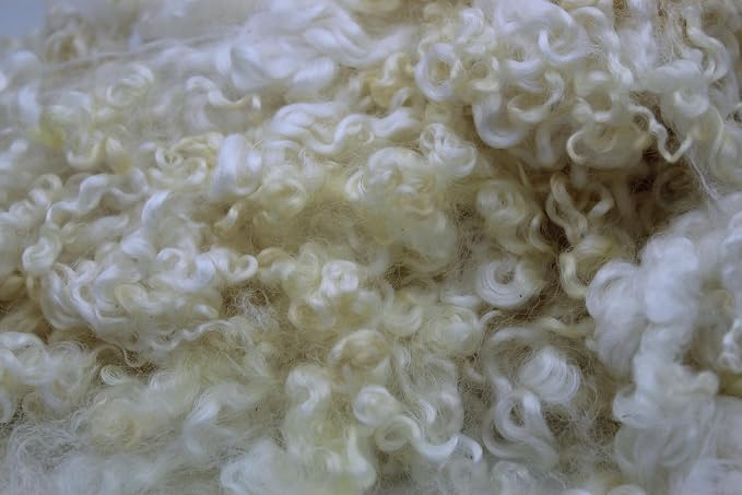 1 oz Curly Felting Locks, 3-5 Inch Hand-Dyed Wool Fiber - Image 3