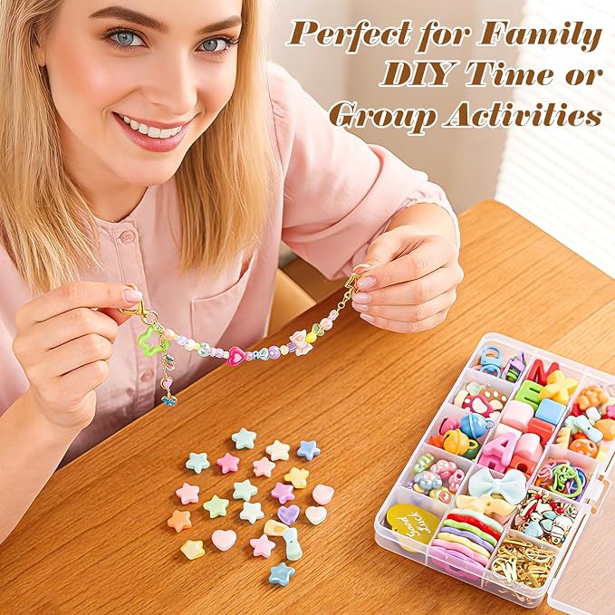Ecoofor 561 Pcs Keychain Making Kit - Image 6