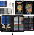 Prina 76 Pack Drawing Set Sketching Kit, Pro Art Supplies by PRINA