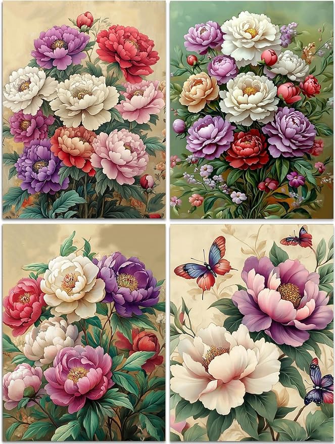 DOZEEZOP 4 Pack 5D Diamond Painting Kits by DOZEEZOP