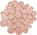 500g/1.1lb Ceramic Mosaic Tiles Mixed Shapes of Flowers, Mushrooms by Unknown