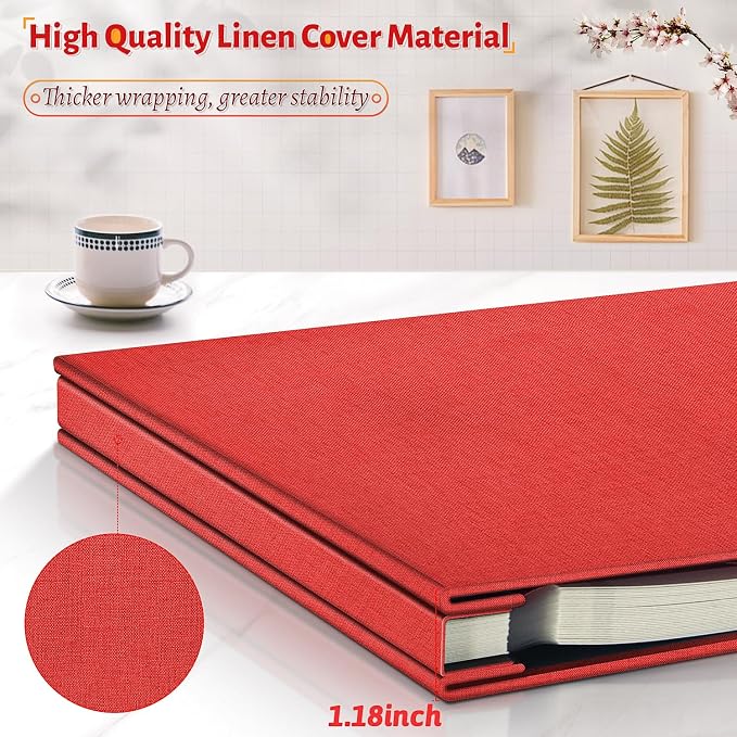 Artfeel Photo Album Self Adhesive Scrapbook, Large Photo Book - Image 5