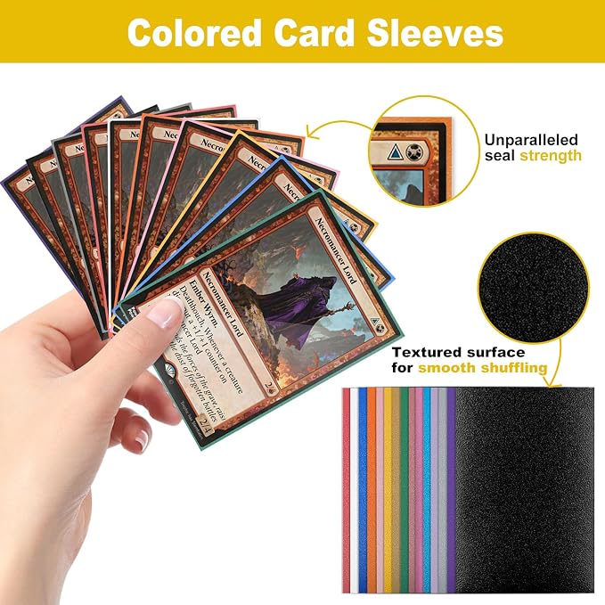 Premium Matte Clear Card Sleeves, 150 Sleeves 2.6''x3.6'' Compatible - Image 6