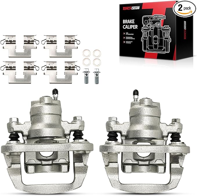Torchbeam Rear Brake Calipers Set for Toyota Highlander 2004-2007, Rear Left and Rear Right Calipers Replace # 19B2904+19B2905