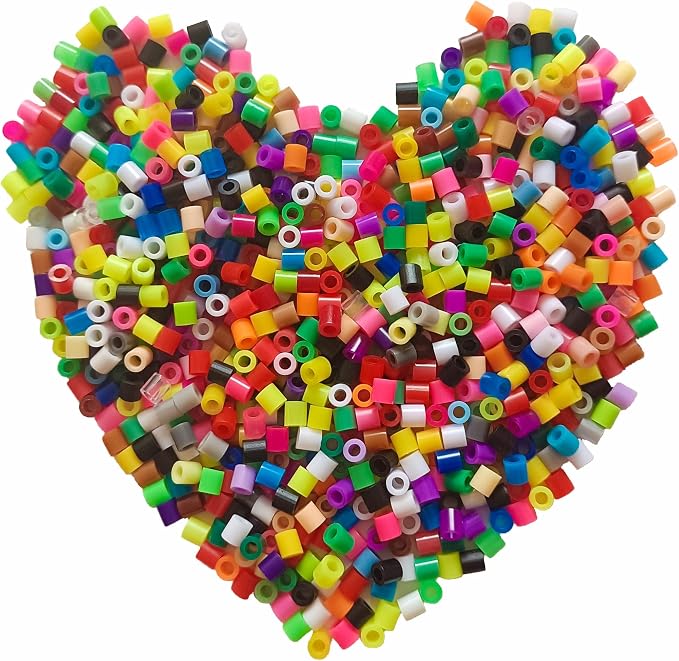 3000Pcs Beads Fuse Beads - 5mm Mixed Colors Melting Beads by Yowamho