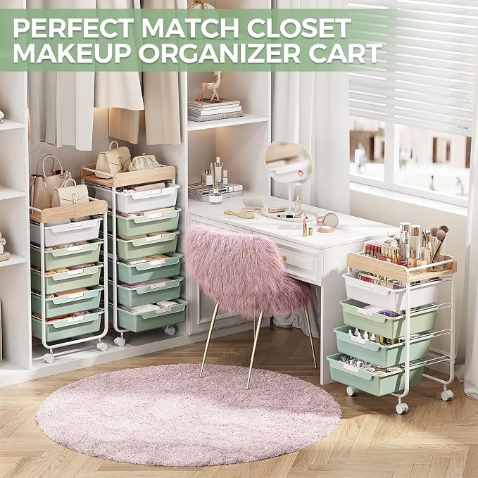 Rolling Craft Storage Cart - Image 8