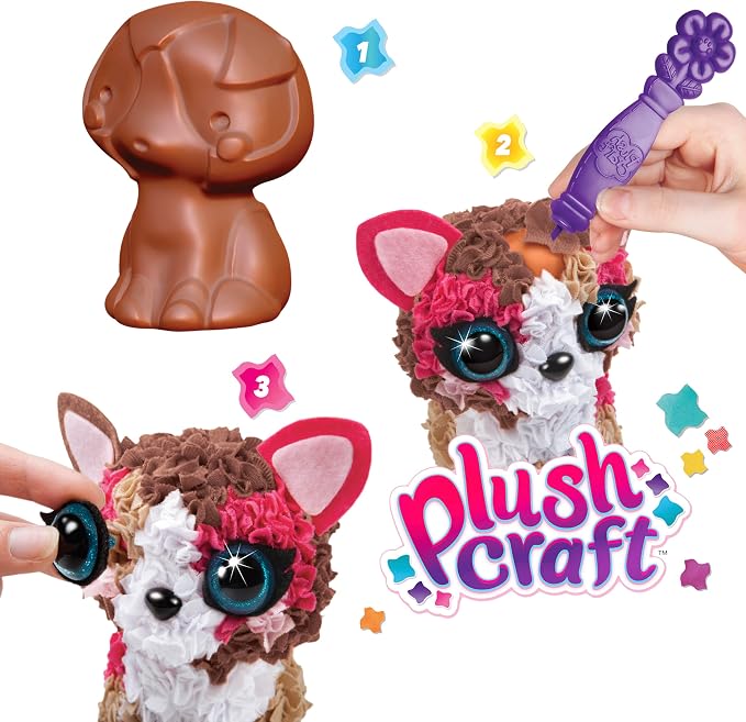 ORB PlushCraft DIY 3D Dog and Cat Gift Set 6 Pack Craft Kit - Image 3