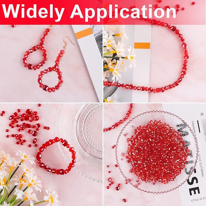 Crystal Beads, Rondelle Jewelry Beads - Image 6
