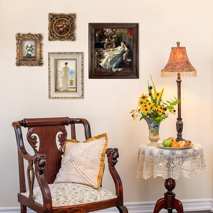 10-Pack Vintage Picture Frames Set, Antique Gallery Wall Frame Set | Wall & - Image 6