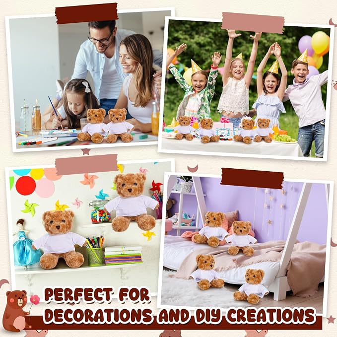 40 Pcs Make Your Own Stuffed Animal Bear Kit DIY 2026 Graduation Plush Gift 10 - Image 5