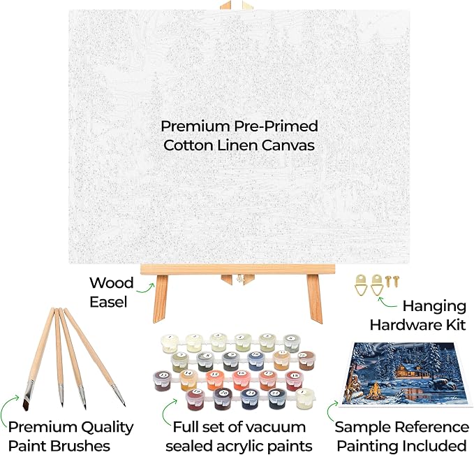 Ledgebay DIY Paint by Numbers Kit - Image 2
