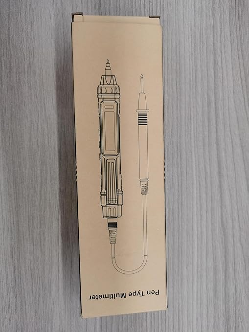 Neoteck 2 in 1 Pen Type Digital Multimeter Non-Contact Voltage Tester 6000 Counts Intelligent Multimeter with LCD Display for AC/DC Voltage Resistance Diode Continuity Capacitance Frequency
