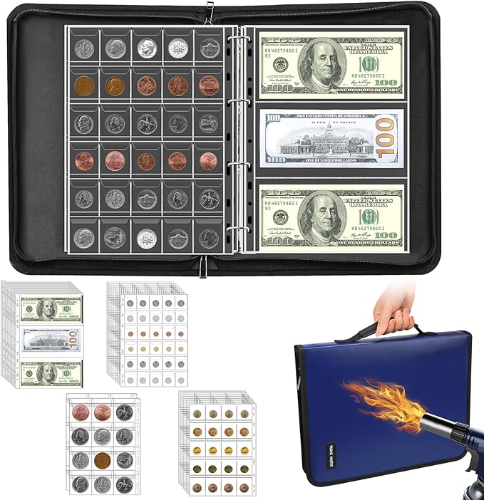 Coin Collection Book Holder Organizer by TRONIC+MASTER