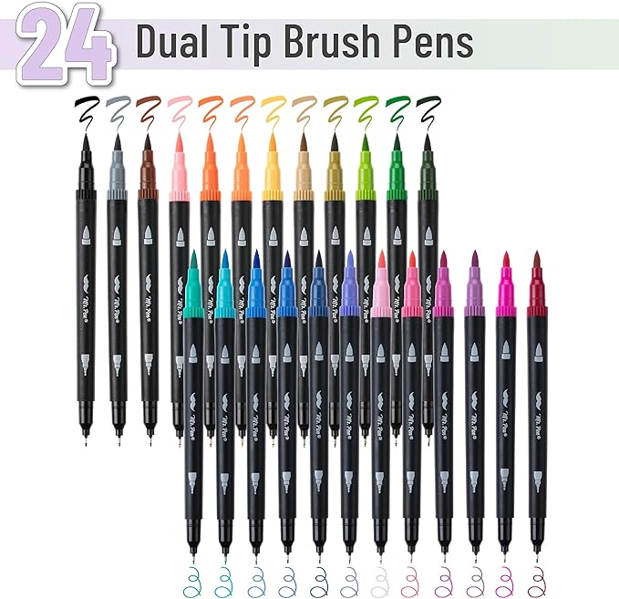 Mr. Pen- Dual Tip Brush Pens - Image 2
