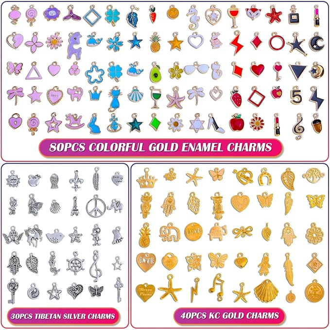 Mckanti 150PCS Bracelet Charms - Image 7