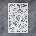 GSS Designs Leaf Wall Stencils for Painting Repeatable Pattern for Wallpaper by GGSSDesigns