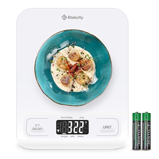 Etekcity Food Kitchen Scale, Digital Grams and Ounces by Etekcity