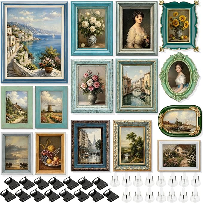 Kathfly 15 Pack Vintage Picture Frames by Kathfly