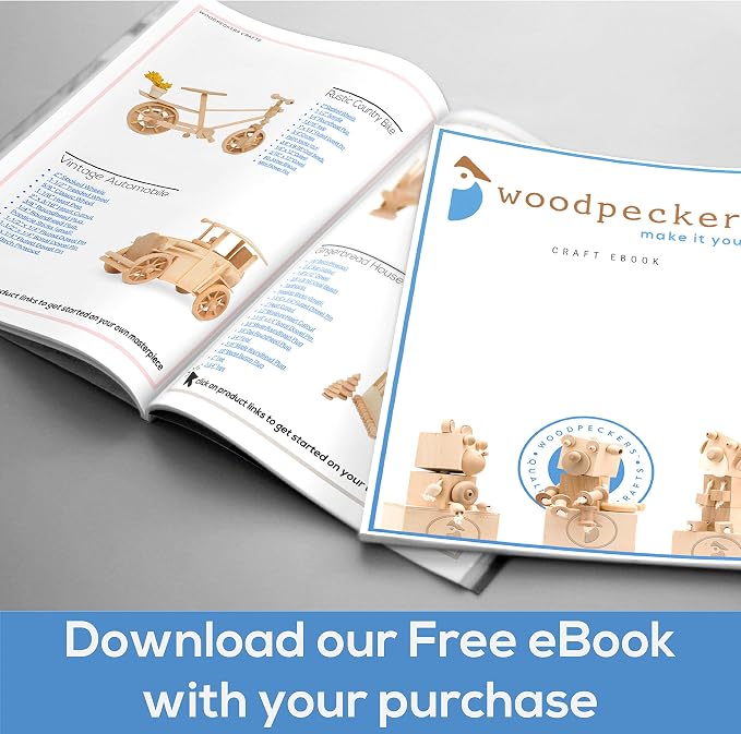 Woodpeckers Blank Wooden Dice for Crafting and Games, 1 Inch Wood Blocks - Image 9