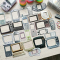 100 Pcs Y2K Retro Tech Stickers by JUNKJWBZ%7CPeelStickInspir
