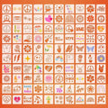 Fainne 100 Pcs 2 Inch Stencils Small Stencils by Fainne