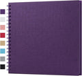 potricher 10 x 10 Inch DIY Scrapbook Album 40 Pages Hardcover Kraft Paper Scrap by potricher