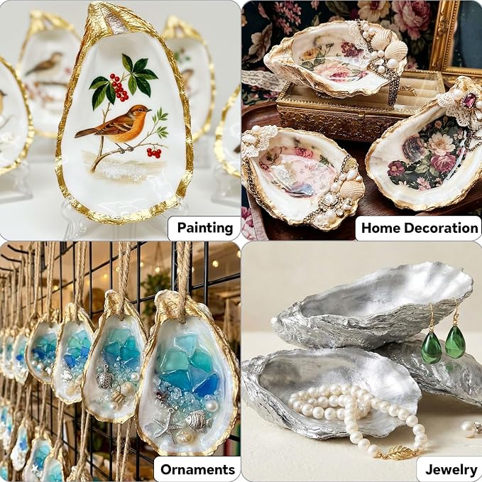 20PCS 3"-4" Medium Oyster Shells - Image 7