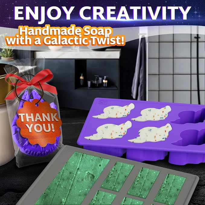 8-Piece Sci-Fi Silicone Molds Set - Image 9