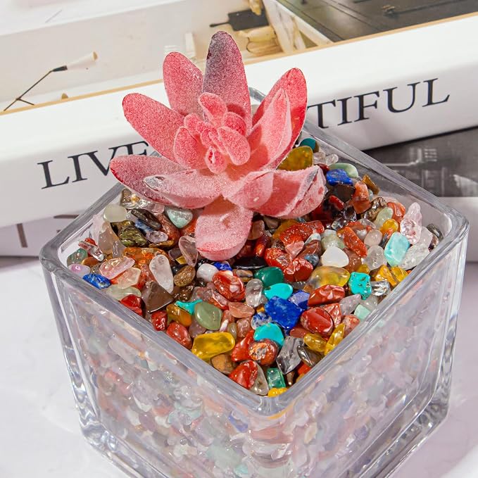 Chakra Crushed Stone Crystal Chips Bulk 0.88 Lb, Tumbled Healing Gemstones - Image 4