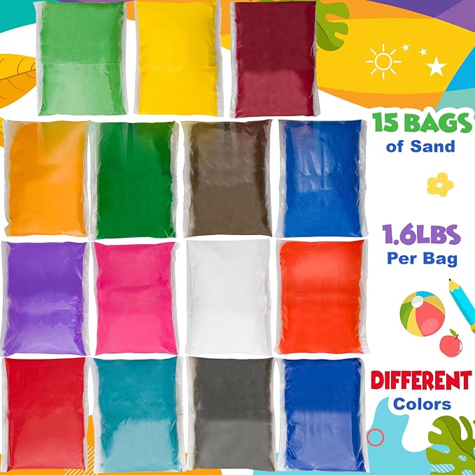 Sand Art Sand, Colored Sands Bulk, Delightful Sands Art Fun - Image 2
