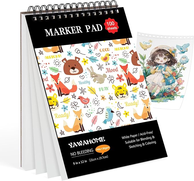 Marker Pad Sketch Book by YAWAHOME+BUY+NOW