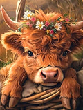 Highland Cow Diamond Painting Kits by MeothanDiamondPainting